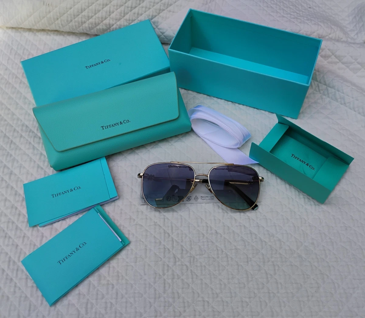 Tiffany & Co. Aviator Mirrored Sunglasses for Women for sale | eBay