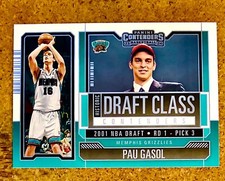 2023-24 Panini Contenders Basketball Historic Draft Class Pau Gasol #14