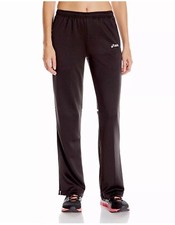 NWT Women's Asics Athletic Warm Up Yoga Straight Pants Black Dri fit XS S XL