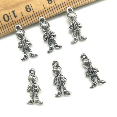 15 20 Pcs Antique Silver Charms DIY Jewelry Making