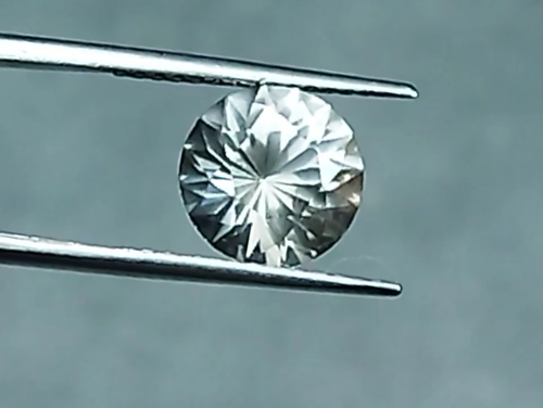 5 Karat Topas lose Edelsteine runde Form Diamantschliff 100 % natürlich aus Pakistan - Video 1 von 1