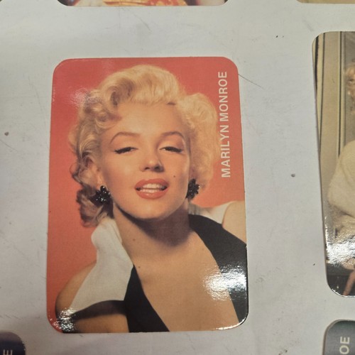Vintage Complete 12-Months 1991 Marilyn Monroe Portugal Calendar Trading Cards - Afbeelding 9 van 17