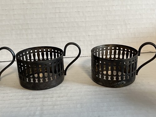 Veracruz Pedreira Brazil Porcelain Demitasse Espresso Mugs with Holders Set of 4 - Picture 12 of 20