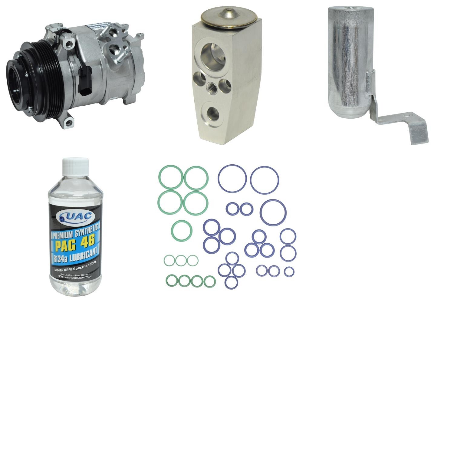 A/C Compressor Kit UAC For 2009-2010 Volkswagen Routan 4L V6 SOHC