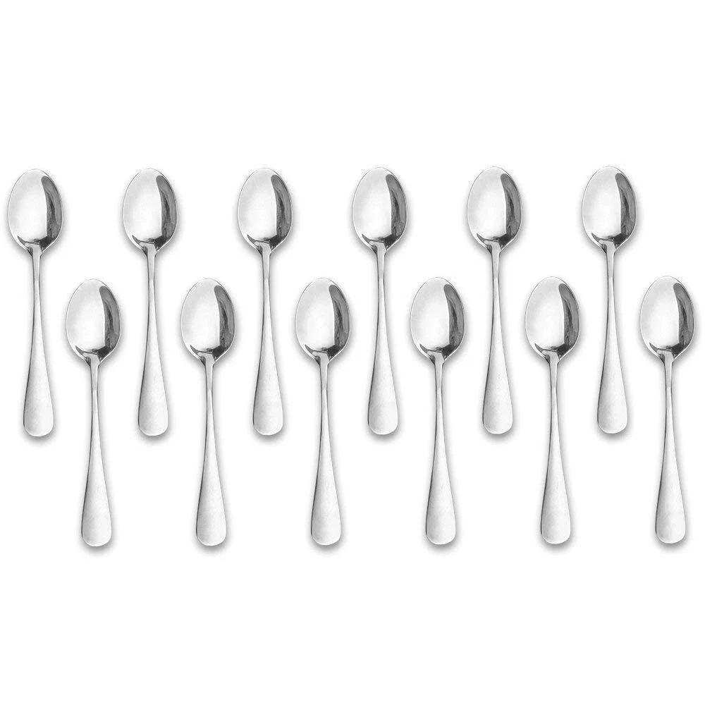 Demitasse Espresso Spoons12piece Mini Coffee Tiny Stainless Steel Spoons Bistro  - Picture 1 of 6
