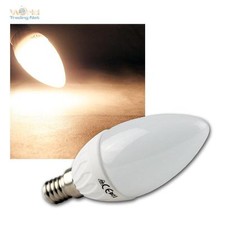 5 LED-Kerzenlampen E14 warmwei&szlig;, 400lm, Leuchtmittel, Birne Kerze E-14 Gl&uuml;hbirne