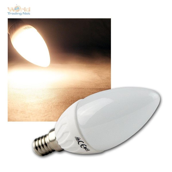 5 Led-Kerzenlampen E14 Warmweiß, 400Lm, Leuchtmittel, Birne Kerze E-14 GlüHbirne-image