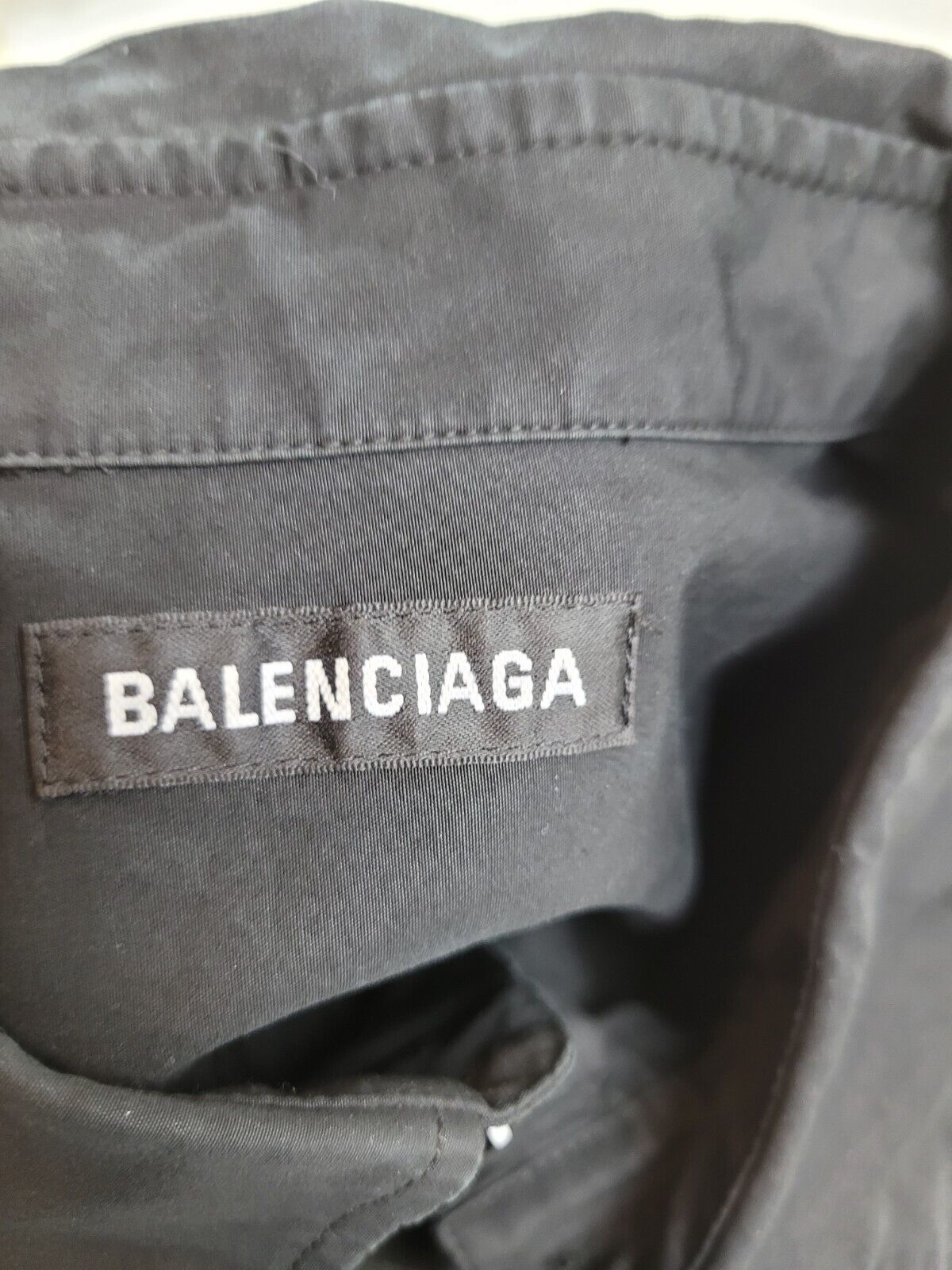 Rare Balenciaga Mens Shirt Size L  With Logo On T… - image 12