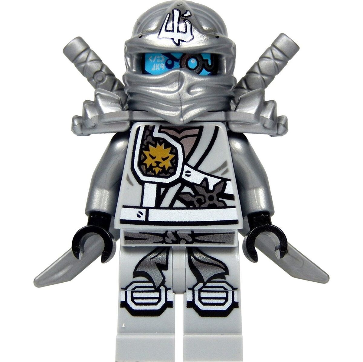 LEGO 70748 - NINJAGO - Zane / Titanium Ninja - Minifig / Minifigure New LEGO 70748 - NINJAGO - Zane / Titanium Ninja - Minifig / Minifigure New