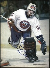 Kelly Hrudey Autographed 8x11 Magazine Photo To Rich