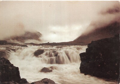 SCOTTISH TOPOGRAPHICAL POSTCARD ARGYLL GLENCOE  LRG SIZE USED UNUSED GD+ V G