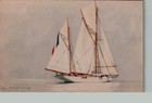 Lot de 6 CPA Thème BATEAUX A VOILES - Ligue Maritime et coloniale