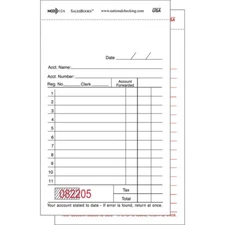 (Price/Pack)National Checking 12A-SP Salesbook Carbon 2 Part Whi