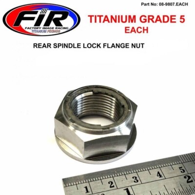 x1 Honda CBR650R CBR650F 14-24 Titan Flanschmutter GR5 Hinterrad Achse Spindel
