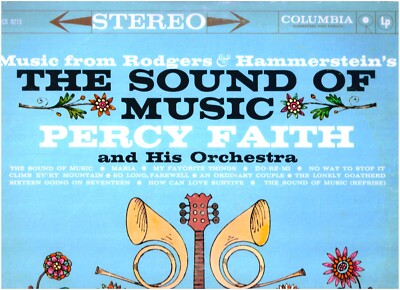 PERCY FAITH & ORCH.- The Sound Of Music- Columbia Stereo CS-8215 12'' 33 LP EXC