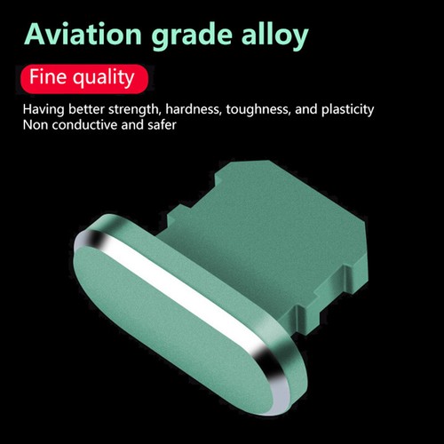 2PCS Aluminum Alloy Anti Dust Plug For Phone 14 13 Max Lightning Port Cover - Zdjęcie 6 z 21