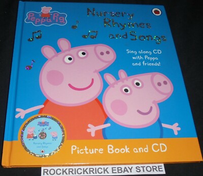 PEPPA PIG NURSERY RHYMES AND SONGS BOOK HARDCOVER 21CM X