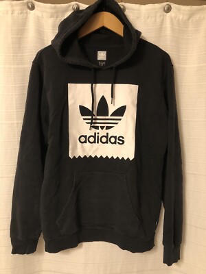 Adidas Men's Trefoil Fleece Hoodie Hooded Sweatshirt