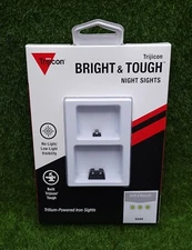 Trijicon Night Sights 3 Dot Green S&W 9mm Sight Set Fixed Rear (SA04) - 600345