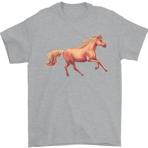 A Galloping Horse Equestrian Herren T-Shirt 100% Baumwolle - Bild 25 von 106