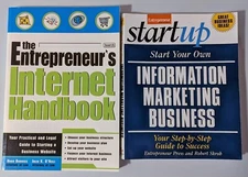 Internet Business Book Lot Internet Handbook Start Your Own Information Business