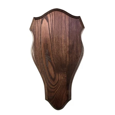 HI LIFE LIVING NATURE Scudo di legno per trofeo cervo. Pannello. Corna. Caccia. 51x26cm 030101