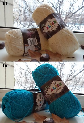 Yarn Alize Sal Abiye yarn payette yarn sequin yarn lurex yarn metallic yarn 