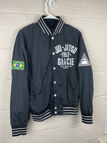 Academia Grace De Jiu-jitsu × Roots Of Fight Button Varsity Jacket Size Small - Picture 3 of 8