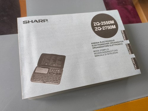 Vintage Sharp ZQ-2550M Electronic Organiser 32KB. Boxed - Photo 5/10