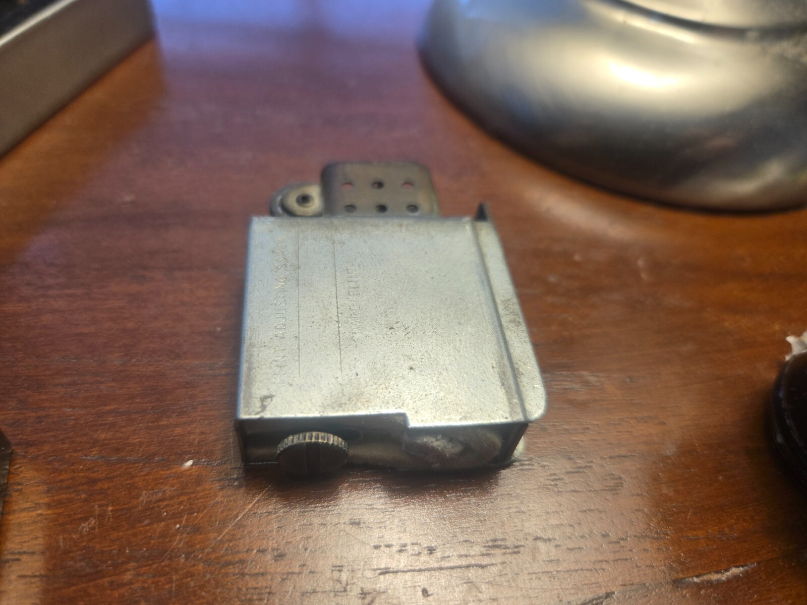 Vintage WWII Park Sherman Lighter Black LEYTE 1944  Military Trench