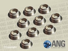 MG TC, TD & TF '45-'55 TONNEAU COVER, HOOD METAL SOCKETS KIT (SILVER) x 10