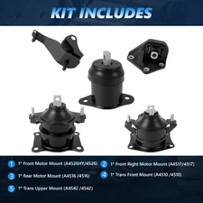 Engine Motor & Transmission Mount Set 5PCS For 2003-2007 Honda Accord 2.4L Auto