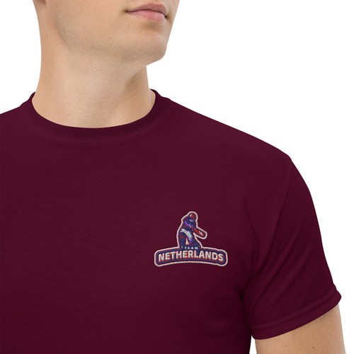 Team Netherlands Cricket Embroidered Short Sleeve Tee Pick Your Size and Color - Picture 4 of 23