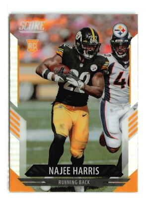 NAJEE HARRIS #409 RC 2021 PANINI CHRONICLES SCORE STEELERS SILVER