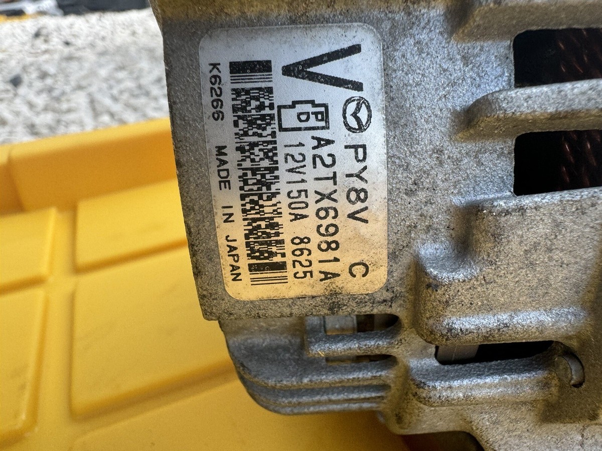 アカタ 2016 - 2023 MAZDA CX-9 ALTERNATOR GENERATOR 12V 150A 51K MILEAGE