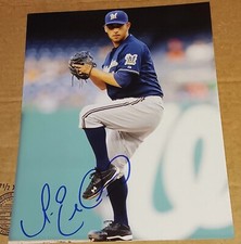 Marco Estrada Milwaukee Brewers SIGNED AUTOGRAPHED 8x10 Photo COA BASEBALL MLB 2