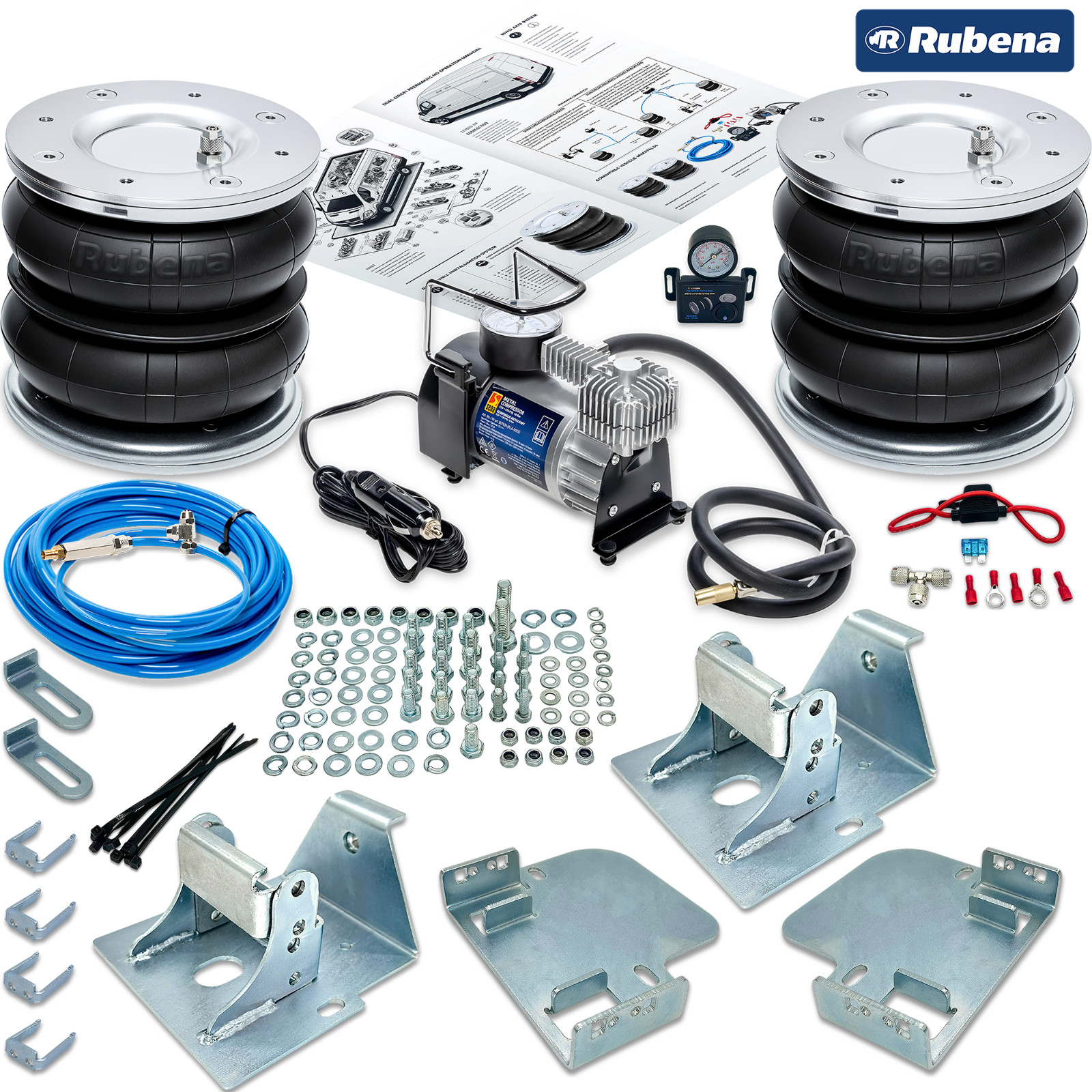 Air Suspension KIT with Peugeot J5 1982-1994 - LOADING 4000kg - Fit and GO kit