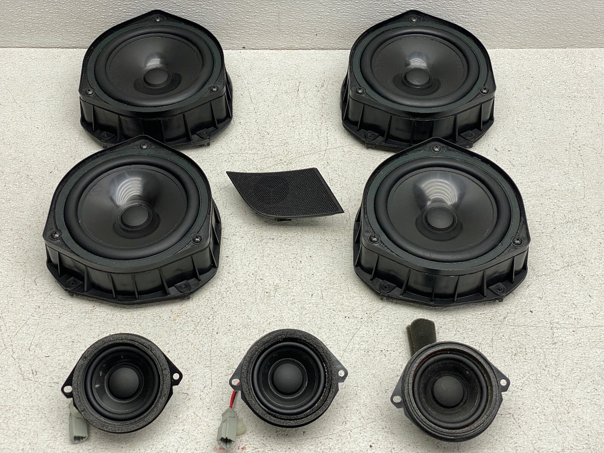 2010-2013 ACURA MDX AUDIO SOUND SUBWOOFER TWEETER SPEAKER SET OF 8