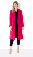 Helene Berman Edge To Edge Fuchsia Throw On Coat Rrp £125 Size 18 Re7 Aa 08