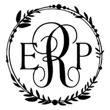 Custom Monogram Embosser - Personalize with Initials - Hand-Held Embossing Stamp