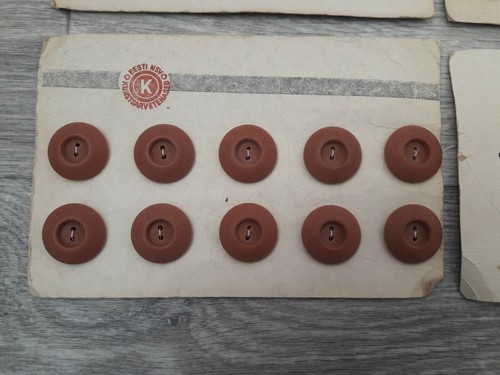 Six Sets Soviet Vintage Buttons. USSR Original - Picture 5 of 12