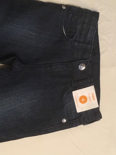 Gymboree NWT The Cherry Blossom Collection Cropped Jeans Size 4 - Picture 6 of 8