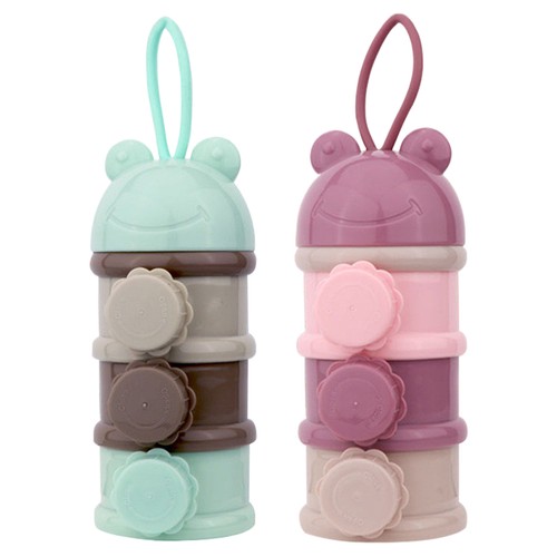 3 Layers Baby Formula-Milk Powder Dispenser Infant Food Storage Container Travel