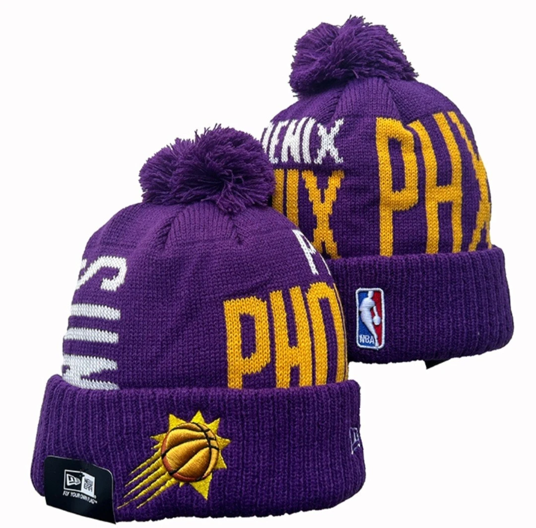 Phoenix Suns Unisex Purple, Yellow And White Beanie
