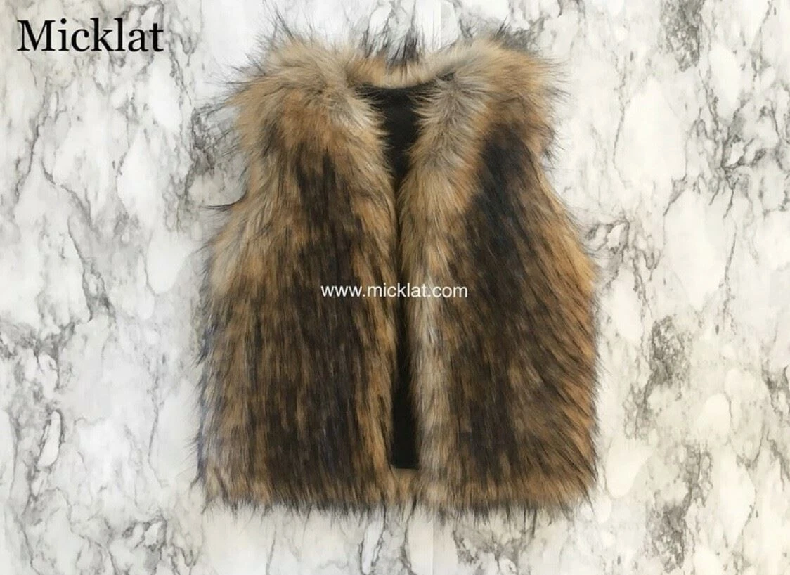Ebay faux cheap fur vest