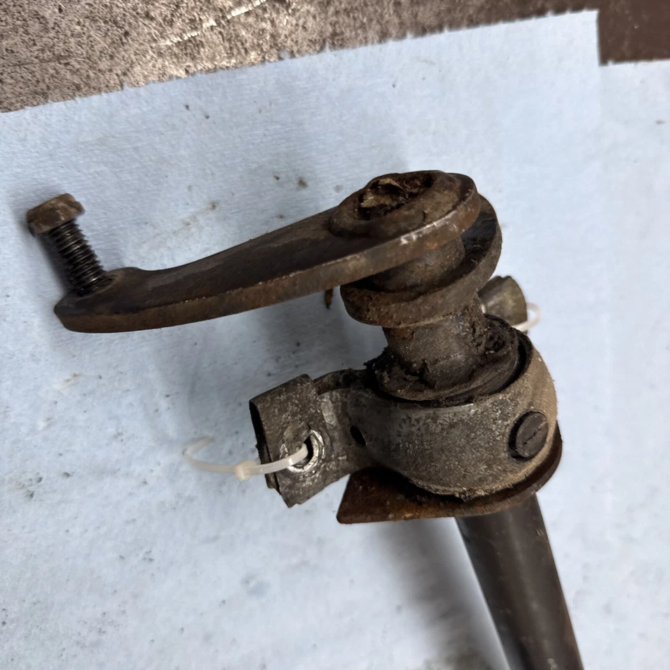 1979 Kawasaki Drifter 440 Vintage Snowmobile handlebars Steering Post Good - Image 2 of 4