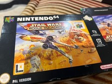 ebay® Auktion 126307974337 | Star Wars Rogue Squadron Nintendo 64 N64 Spiel OVP mit Anleitung Thumbnail of ebay® auction 126307974337 | Star Wars Rogue Squadron Nintendo 64 N64 Spiel OVP mit Anleitung