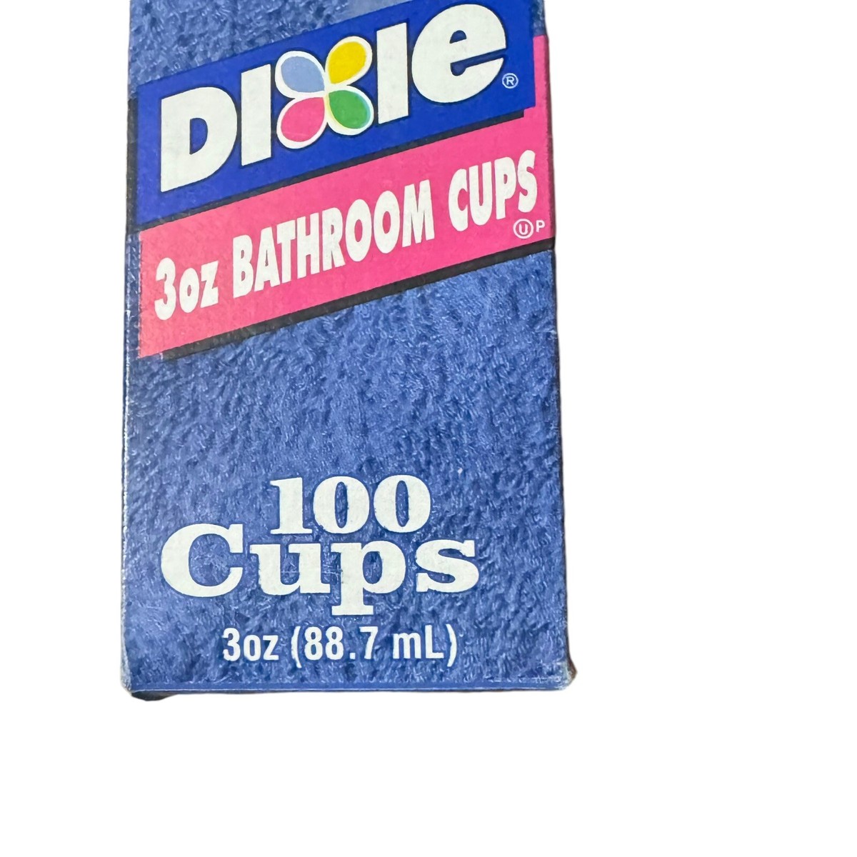Vintage Dixie Cups Floral Collection 100 Pcs 3oz Bathroom 1984 TV