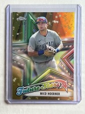 2021 Topps Chrome Future Stars Gold Refractor /50 Nico Hoerner Chicago Cubs RC