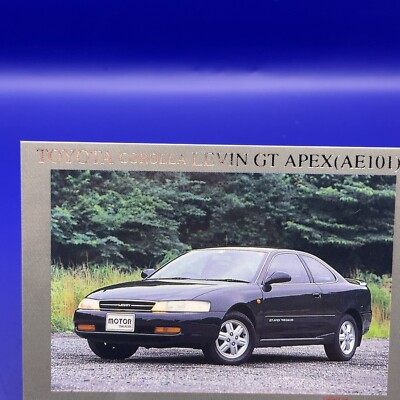 Toyota Corolla Levin GT Apex Car Card Motor classic Central Hobby